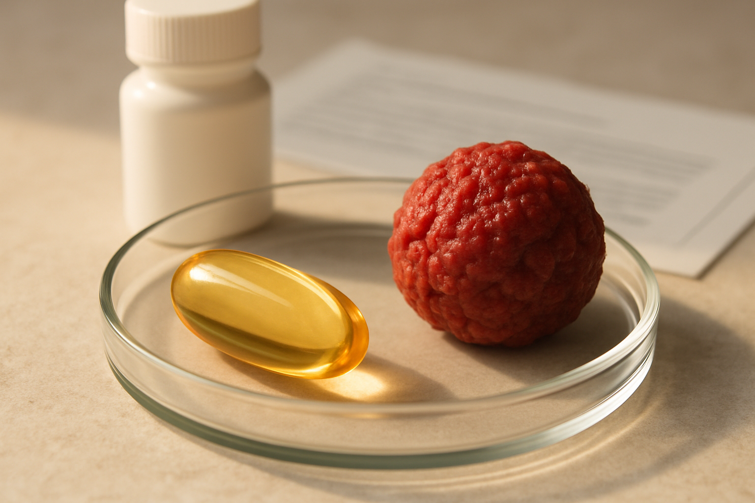 Supporting editorial illustration for Vitamin D Drug Shows Potential Against Pancreatic Cancer Shield