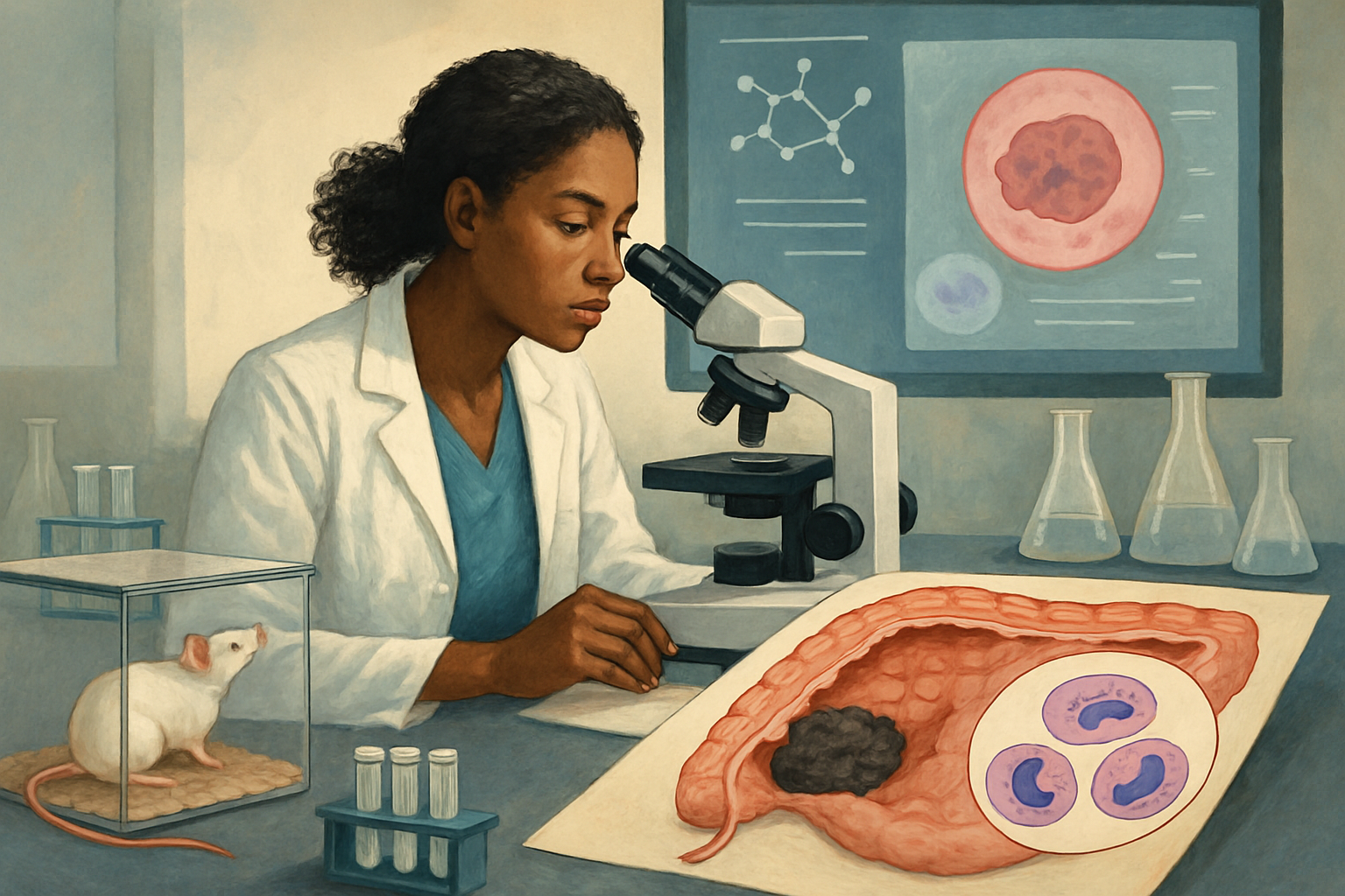 Editorial illustration for Role of Intestinal Epithelial GSK3β in Neutrophil Reprogramming and Colorectal Cancer Progression