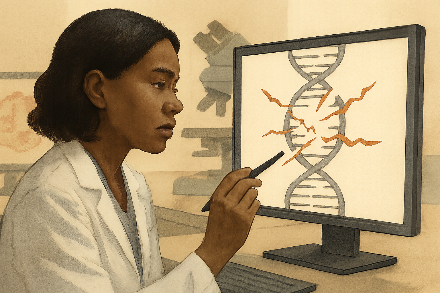 Supporting editorial illustration for Unraveling the Lexicon of Complex Mutational Phenomena in Human Cancers