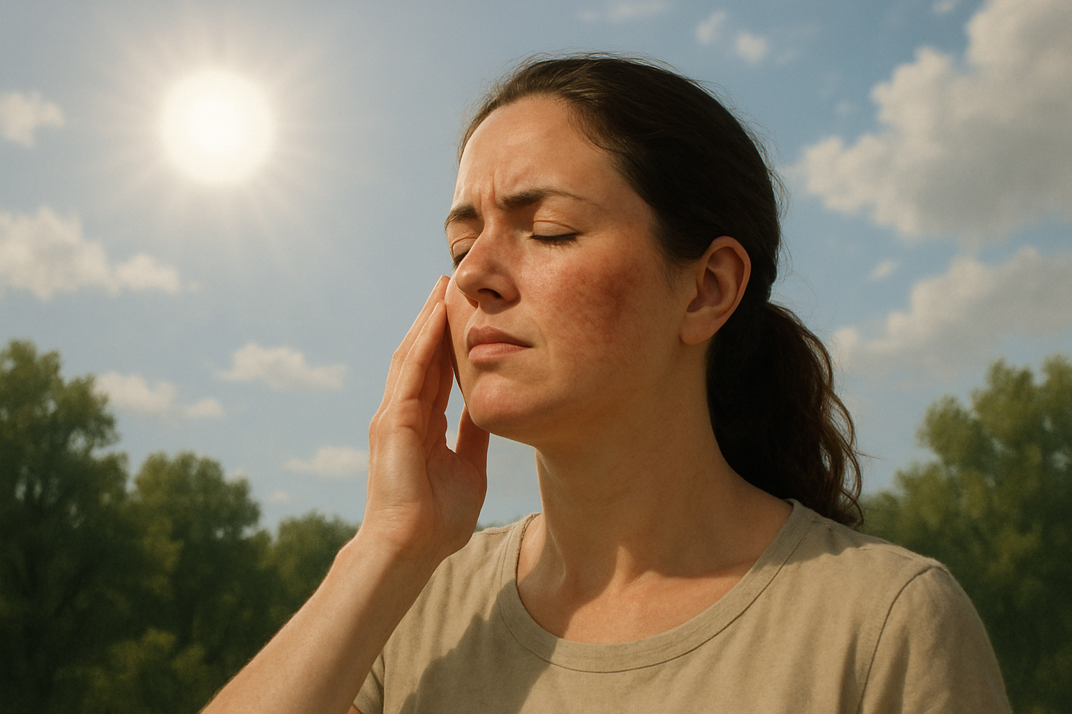 Editorial illustration for Weak Sunlight Can Still Damage Your DNA, Scientists Warn