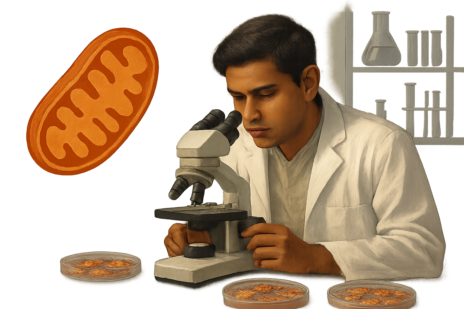 Supporting editorial illustration for Leucine Does More Than Build Muscle; It Powers Up Your Cells