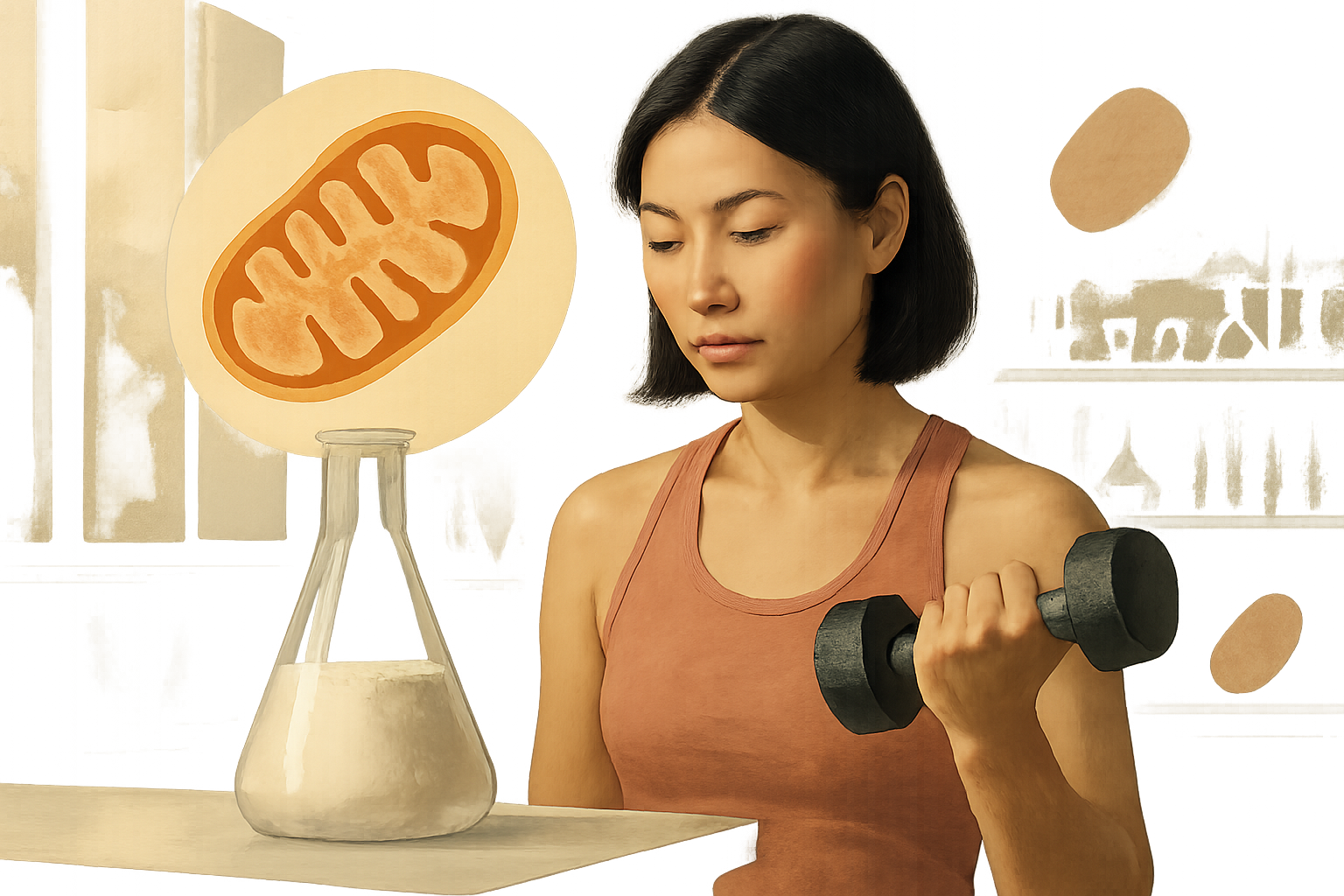 Editorial illustration for Leucine Does More Than Build Muscle; It Powers Up Your Cells