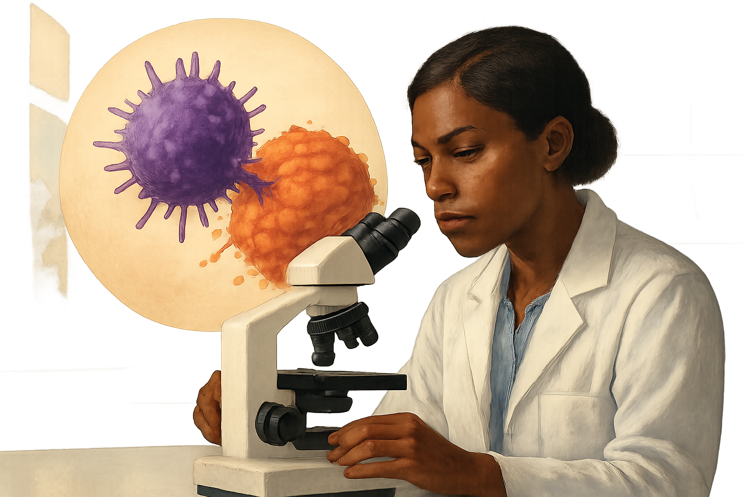 Editorial illustration for Scientists Explore MEK Blockade to Extend Cancer-Fighting T Cell Activity