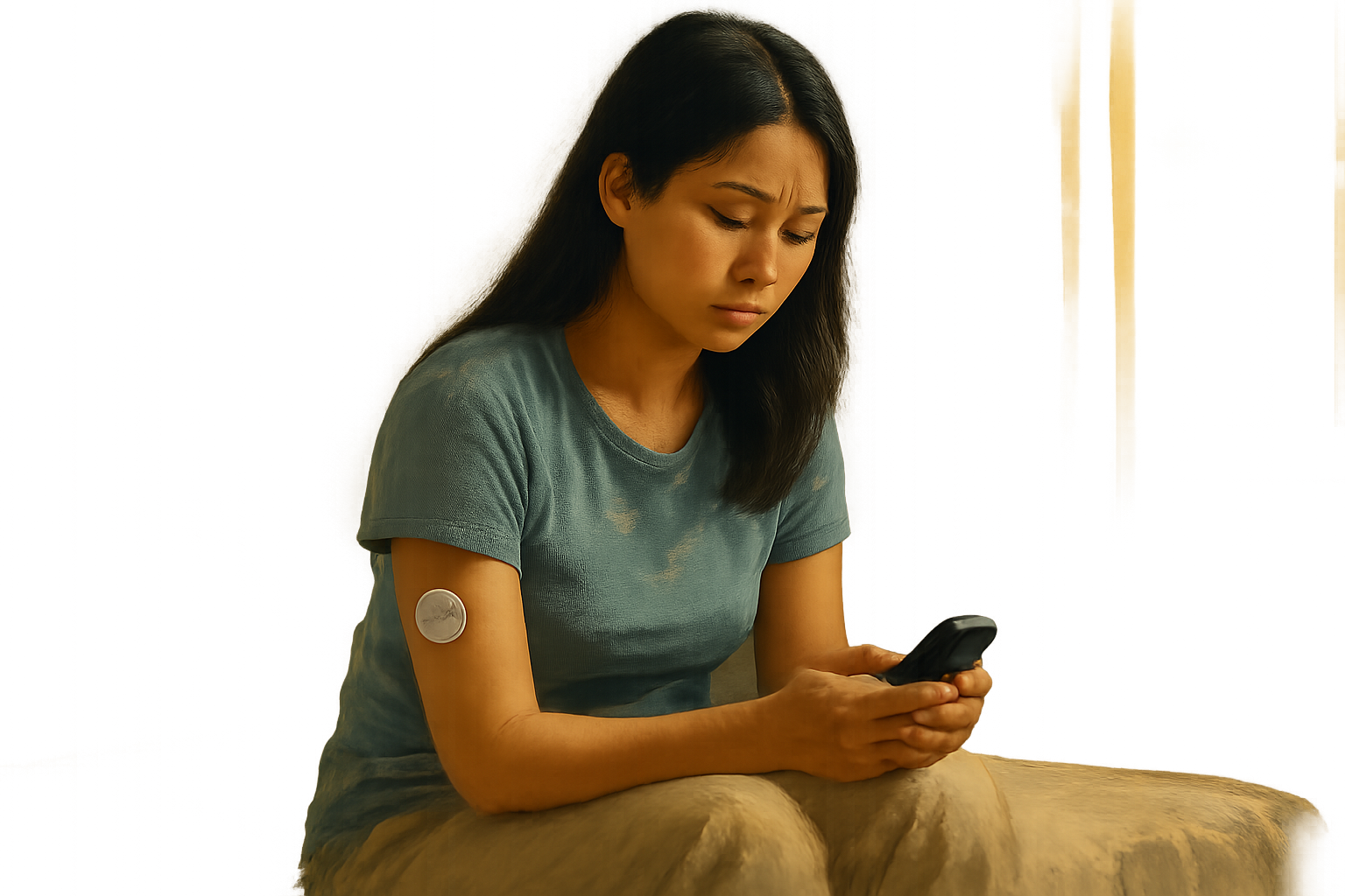 Supporting editorial illustration for Diabetes Study Finds Keeping Blood Sugar Too Steady May Come at a Price